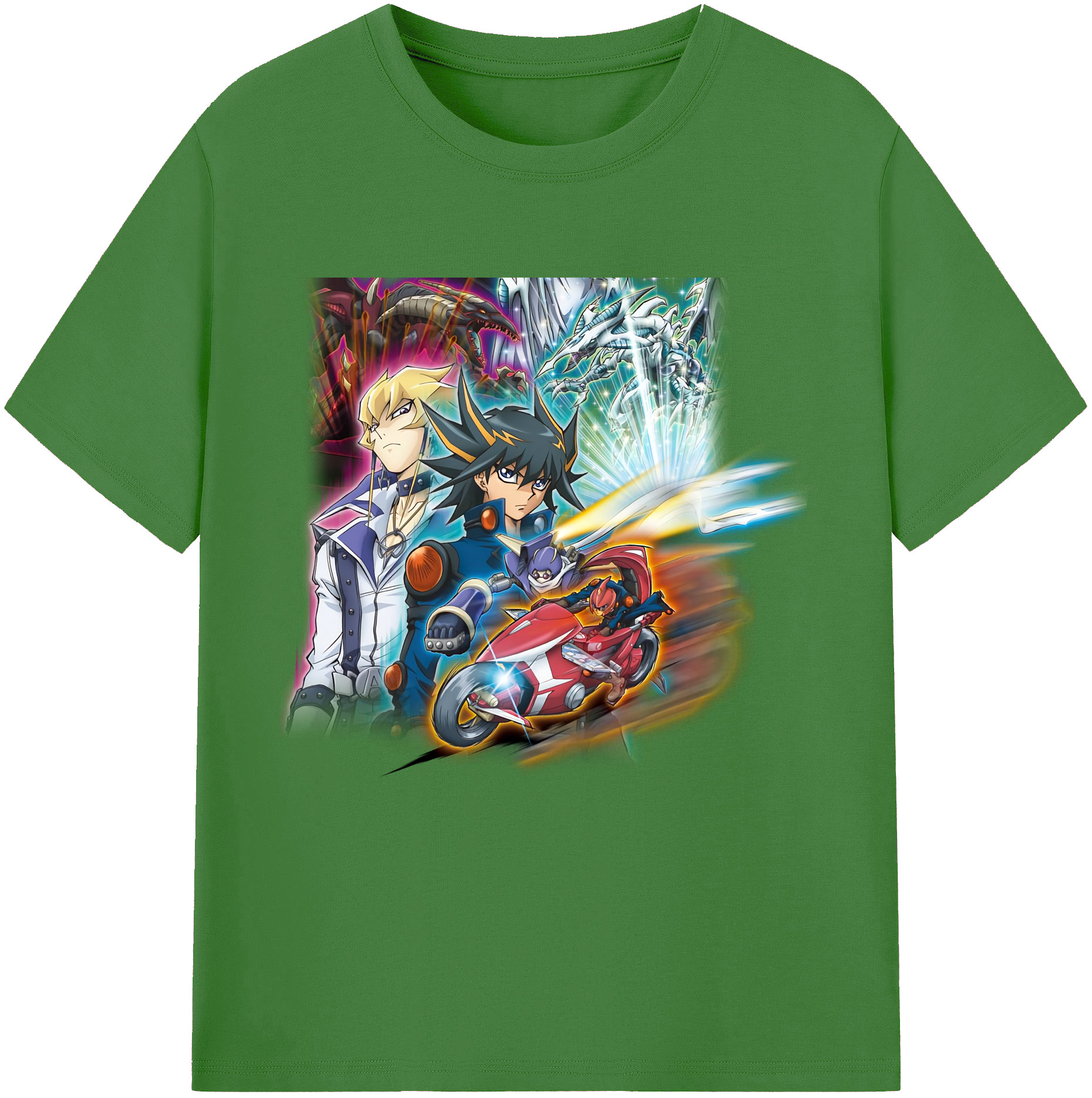 （画像用） 遊☆戯☆王 Yu-Gi-Oh! レディースカジュアルプリントTシャツ（綿100％）